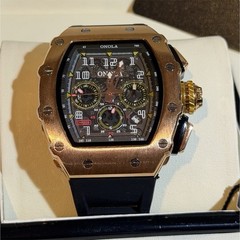 ONOLA Watch Rose Gold/ Black Band