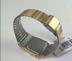 CASIO DBC-611G-1 DATABANK VINTAGE SERIES GOLD DIGITAL WATCH