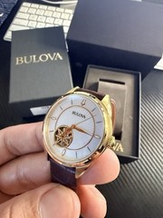 Bulova Women’s Sutton Automatic Brown Watch 34MM 97L179