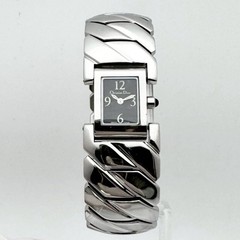 Christian Dior Art Deco Women’s Quartz Square Watch Black Dial Jewelry