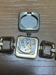 Seiko Bracelet Manufactured 11-5290(BRA763) H19.9xW18.9mm Square White Dial