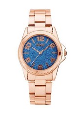 Watch Wristwatch Firetti Rose Gold Blue