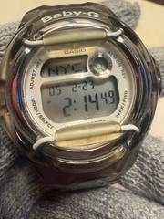 Casio Baby-G Digital Quartz Sports Watch Smoke Grey Resin BG-169 Module 3189