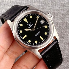 36mm Titanium Steel Bronze Pilot Sapphire Automatic NH35A Miyota 8215 Men Watch