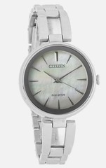 Citizen Eco-Drive Women’s Axiom Series Silver Dial Watch EM0630-51D