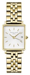Rosefield Boxy XS (22mm) White Dial / Gold-Plated Stainless Steel QMWSG-Q021