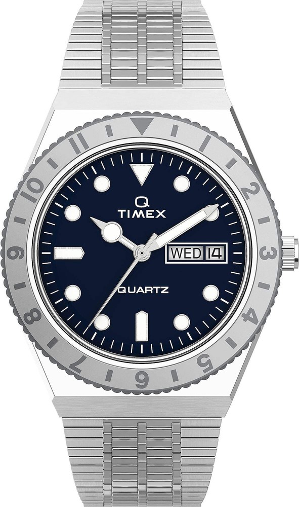 TIMEX Timex Q – Special Projects Stainless Steel 36mm Quartz Wristwatch TW2U9550
