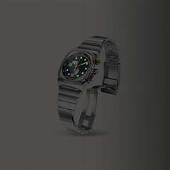Brew Watch Co. MTRC-NVY-YLW Super Metric Royal Blue New Men’s Watch