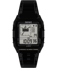 Timex Black Mens Digital Watch Lca X Fortnite TW2W96500