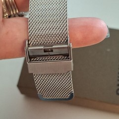 NIB Forsining T-Winner Silvertone Mens Watch.Hand Wind Mechanical ,Mesh Band.