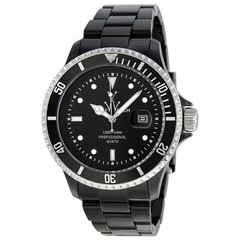 ToyWatch FLUO BLACK Tritium Plasteramic Unisex Analog Quartz Watch FL28BK