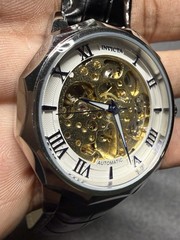 Invicta Objet D Art Epigraph Automatic Men’s Watch w/Skeleton Dial-42mm,Black