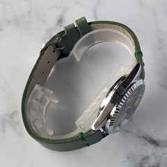 SEIKO 1980-1989 35 mm Used Watch Automatic Green Dial Men Analog Display