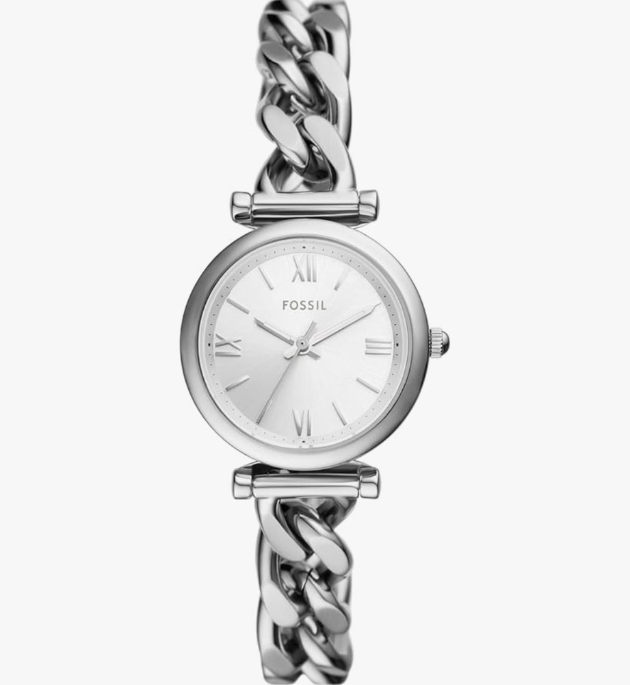 Fossil Carlie Quartz Silver Dial Ladies Watch ES5331