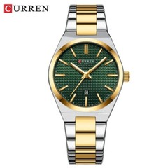CURREN Top Brand Women Girls Quartz Watch Luminous Hands Steel Wristwatch Watch