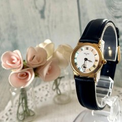 CELINE Shell Gold Ladies Watch Timepiece Celine Model Luxury Authentic Rare