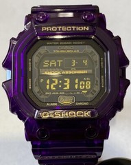 Casio G-shock GX-56GB Purple Electric Jelly Tran Custom +OG Extra Bezel Band