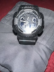 Casio Men’s G-Shock GA100-1A1 Wristwatch – Steel Black