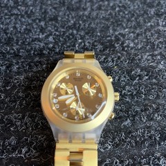 Swatch Irony Diaphane Full Blooded Men Watch 42mm Chrono Date New Battery 8.5″
