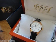 Genuine EPOS 4411.131 (Switzerland) Lady’s Women’s automatic Watch white & gold