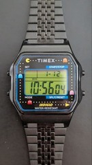 TIMEX Pacman Collab Digital Watch Black Mens Limited Edition Classic