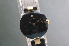 [Near MINT] RADO Jubile 204.3579.4N Black Sapphire Crystal Quartz Women’s Watch