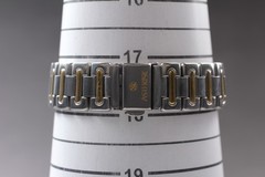 Vintage 1992 Seiko Asterisk 8N45-6000 Date Two-Tone HAQ Quartz Mens Watch JAPAN