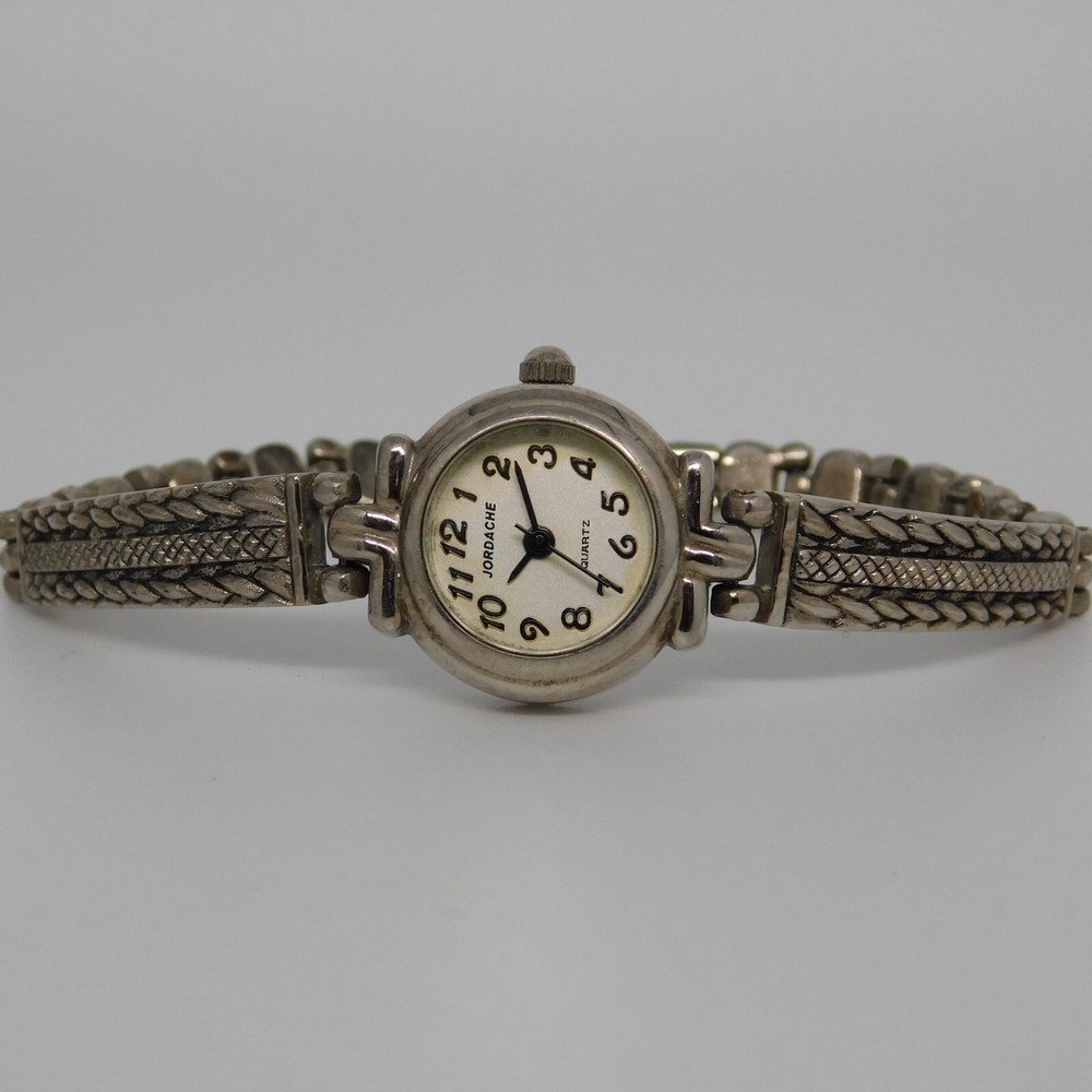 JORDACHE LJD135 Three-Hand Quartz Analog Women’s Watch Sz. 6 1/2″ New Battery