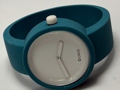 Fullspot O’Clock Ladies Watch New Battery Size Small 35MM Turquoise Silicone