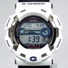 G-Shock GW 9110K 7 GULFMAN Radio Solar White Blue Skeleton Released in June 2010