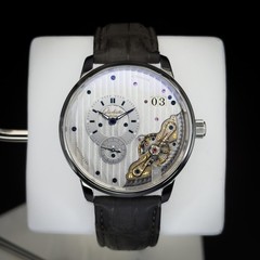 Glashütte Original PanoMaticInverse 1-91-02-02-02-30. 42mm. Steel. Full Set.