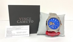 Vince Camuto Men’s Stainless Steel Automatic Watch VC1156BLSV / NWT