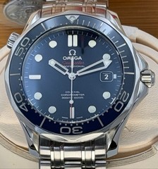 Omega Seamaster Diver 300M 212.30.41.20.03.001 Blue Dial Full Set 2021