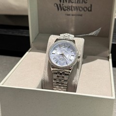 Vivienne Embossed White & Silver Bracelet Watch Women’s Quartz Watch