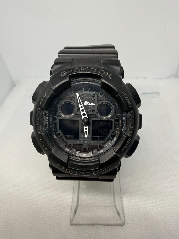 Casio G-Shock GA100-1A1 Black Ana-Digi Chrono 200M WR Shock Miltary Watch