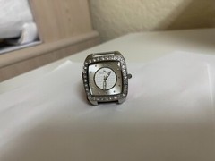 Lucien Piccard 28507INT Women’s White Swarovski Crystal LP Logo Dial Watch