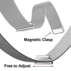 Magnetic Clasp Stainless Steel Mesh Milanese Bracelet Watch Band Strap