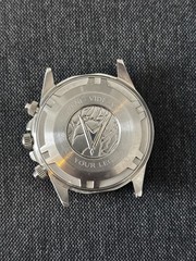 Vincero Chronograph Men’s Quartz Watch Tachymeter Black Bezel Silver Dial PANDA