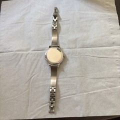Fossil Women’s Wristwatch Silver Stainless Steel Pink Dial Dress Analog