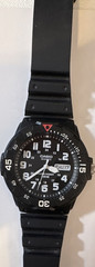 Casio MRW-200H Analog Quartz Day/Date 100m Black Resin Strap Rotating Bezel