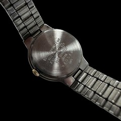 Working Beautiful SEIKO ALBA Moon Phase Ladies Watch Combination SS Gold Silver