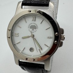 Hampton University Class 1975 Quartz Watch Men Silver Date Leather New Battery