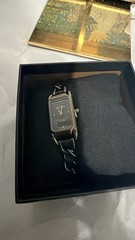 Coach CADIE 14504280 Women’s Watch Black Calfskin Leather Metal New