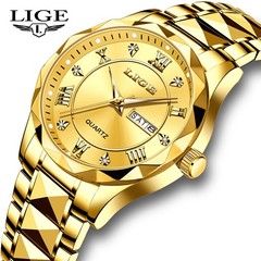 Men Quartz Watch Luxury Stainless Steel Waterproof Luminous Date Wristwatch Gift