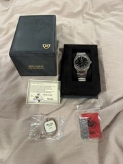 Nivada Grenchen F77 Onyx Dial No Date Automatic Watch 38mm