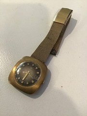 Croton Vintage 10k Gold Filled Automatic Wrist Watch 18k plated works