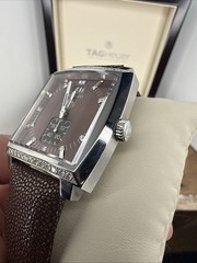 Tag Heuer Monaco Diamond WAW1316 – Quartz – Box and Card