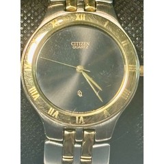 Vintage Citizen CQ Quartz Men’s Watch | Black Dial 5530-K04948 CK New Battery