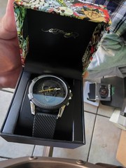 Ed Hardy Skull Watch New With Tags NWT Men’s Statement Watch Original Box