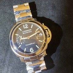 Panerai Luminor Marina PAM00050 Stainless Steel Date 40MM Bracelet And 3 links
